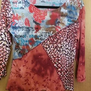 Vintage 3/4 sleeve top